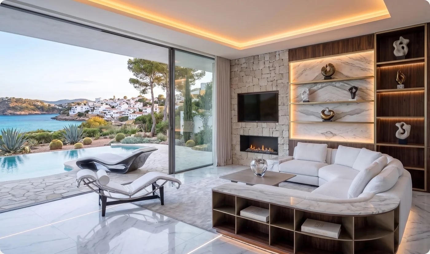 Vivienda de obra nueva con piscina y jardín